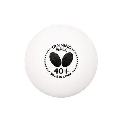Butterfly 40+ Training Ball 40+ Ball Used for Training  Pack of 6 or Box of 120 White Training Balls  40+ Training Balls are Comparable to a Three-Star Ball