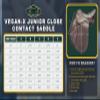 Henri de Rivel Vegan-X Junior Close Contact IGP Saddle - Havana - 15 3/4 - Regular view 3