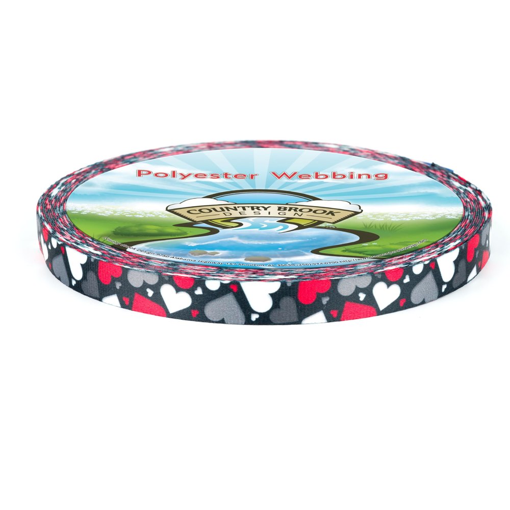 Country Brook Design - Be Mine Photo Quality Polyester (1/2 Inch, 20 Yards)