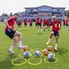 FORZA Agility Rings [Pack of 12] | Soccer Training Equipment | Multi-Sport Agility Ring Set | Speed Ladder Agility Hurdles | Football Training Equipment (Orange/Yellow) view 2