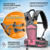 Sklon Ski and Snowboard Harness Trainer for Kids - Teach Your Child the Fundamentals of Skiing and Snowboarding - Premium Training Leash Equipment Prepares Them to Handle the Slopes (Pink Snowflake) view 2