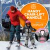 Sklon Ski and Snowboard Harness Trainer for Kids - Teach Your Child the Fundamentals of Skiing and Snowboarding - Premium Training Leash Equipment Prepares Them to Handle the Slopes (Pink Snowflake) view 3