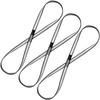KIKIGOAL 18MM Nylon Climbing Sling Runner 23KN CE2008/EN566 Rock Climbing Webbing Straps for Outdoor Climbing, Rappelling, Swing, Yoga Hammock etc (60 CM/24 Inch, 3PCS GREY) view 1