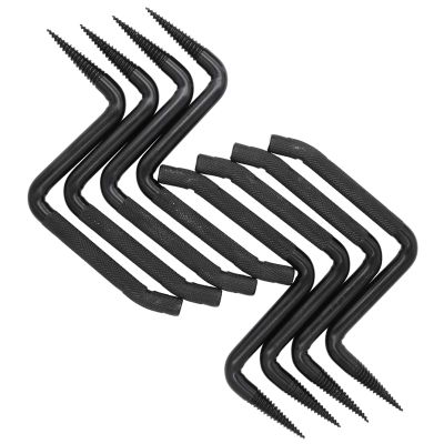 4 inch Screw-in Tree Steps for Hunting, Can Hold up to 705 lbs Fits Climbing to Tree Stands, with Slip-Resistant knurling Pattern (8Pack)