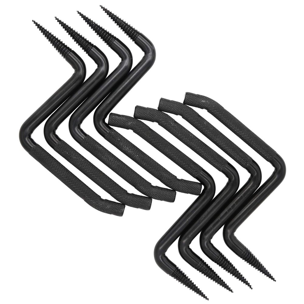 4 inch Screw-in Tree Steps for Hunting, Can Hold up to 705 lbs Fits Climbing to Tree Stands, with Slip-Resistant knurling Pattern (8Pack)