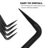 4 inch Screw-in Tree Steps for Hunting, Can Hold up to 705 lbs Fits Climbing to Tree Stands, with Slip-Resistant knurling Pattern (8Pack) view 4