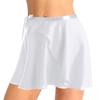 XUNZOO Womens Girls Sheer Chiffon Ballet Wrap Dance Skirts Lyrical Dancing Over Scarf Tutu Skirt White One Size view 1