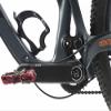 Bike Crank Guard - Black Protective Honeycomb PVC Cover for Mountain and Road Bike Crank Arms, Easy Install view 3