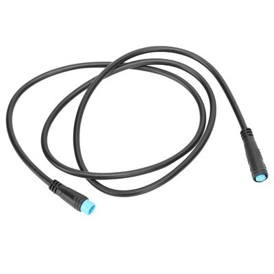 4 Pin Motor Convert Extension Cable,34.3in Waterproof 4 Pin Male to 4 Pin Female Cable Connector for Electric Bicycle EBike