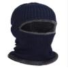 Blulu Ski Mask for Men Knitted Full Winter Face Mask 1 Hole Balaclava Ski Hat for Cold Weather Men Women(Medium,Navy Blue) view 1