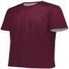 Augusta Sportswear Short Sleeve Mesh Reversible Jersey S Maroon/White view 1