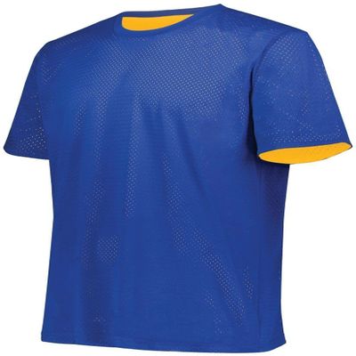 Augusta Sportswear Short Sleeve Mesh Reversible Jersey M Royal/Gold