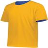 Augusta Sportswear Short Sleeve Mesh Reversible Jersey M Royal/Gold view 2