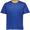 Augusta Sportswear Short Sleeve Mesh Reversible Jersey M Royal/Gold view 4
