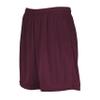 Augusta Sportswear Youth Modified Mesh Shorts, Maroon, M view 1