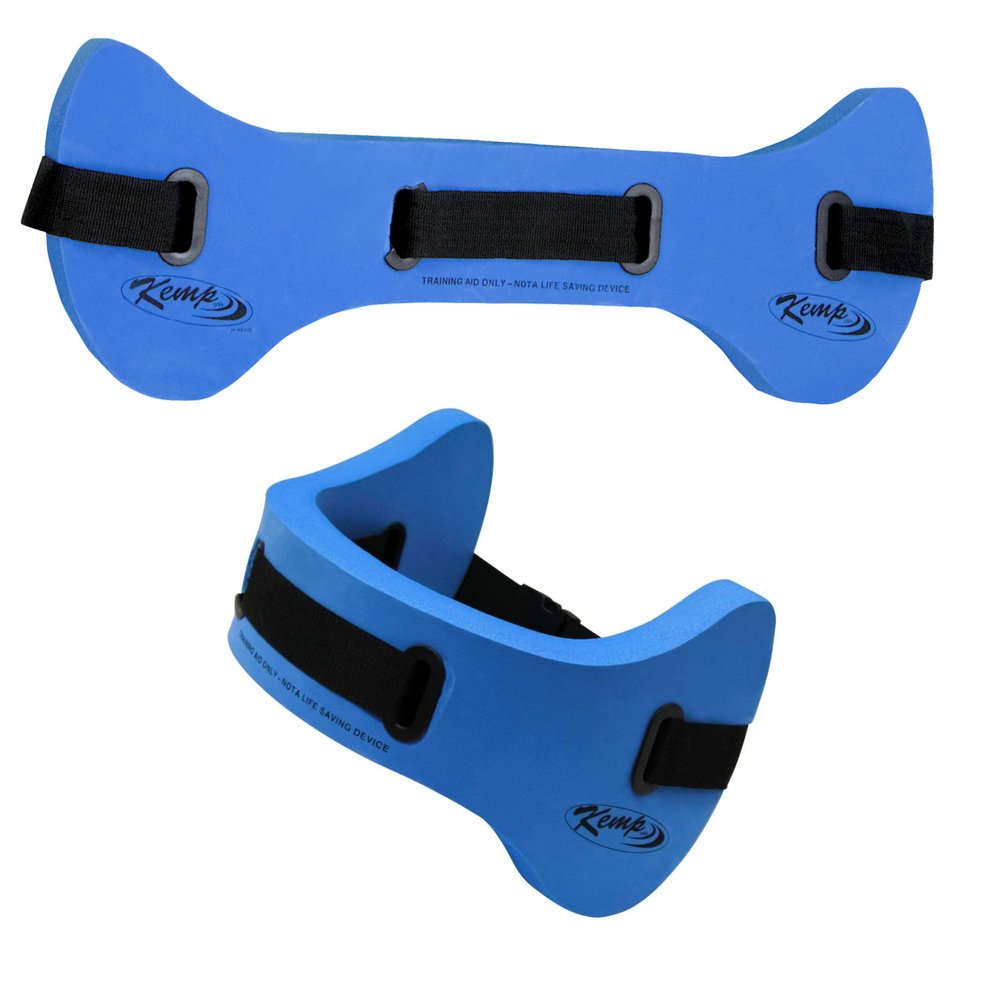Kemp USA Water Aerobics Belt - Swimming Belts for Exercise and Fitness - Reinforced Nylon Belt Attachments with Plastic Couplings - Aqua Waist Belt for Adult - Large Size - Royal Blue