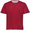 Augusta Sportswear Youth Short Sleeve Mesh Reversible Jersey L Scarlet/White view 4
