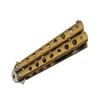SZCO Supplies 9 Gold Finished Butterfly-Open Style Travel/Camping Fork (211520-GD) view 3