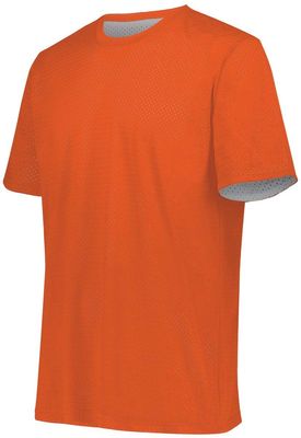 Augusta Sportswear Youth Short Sleeve Mesh Reversible Jersey Xl Orange/White