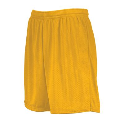 Augusta Sportswear Youth Modified Mesh Shorts, Gold, XL