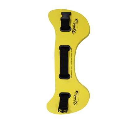 Kemp USA Water Aerobics Belt - Swimming Belts for Exercise and Fitness - Reinforced Nylon Belt Attachments with Plastic Couplings - Aqua Waist Belt for Adult - Medium Size - Yellow