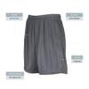Augusta Sportswear Youth Modified Mesh Shorts, Graphite, XL view 4