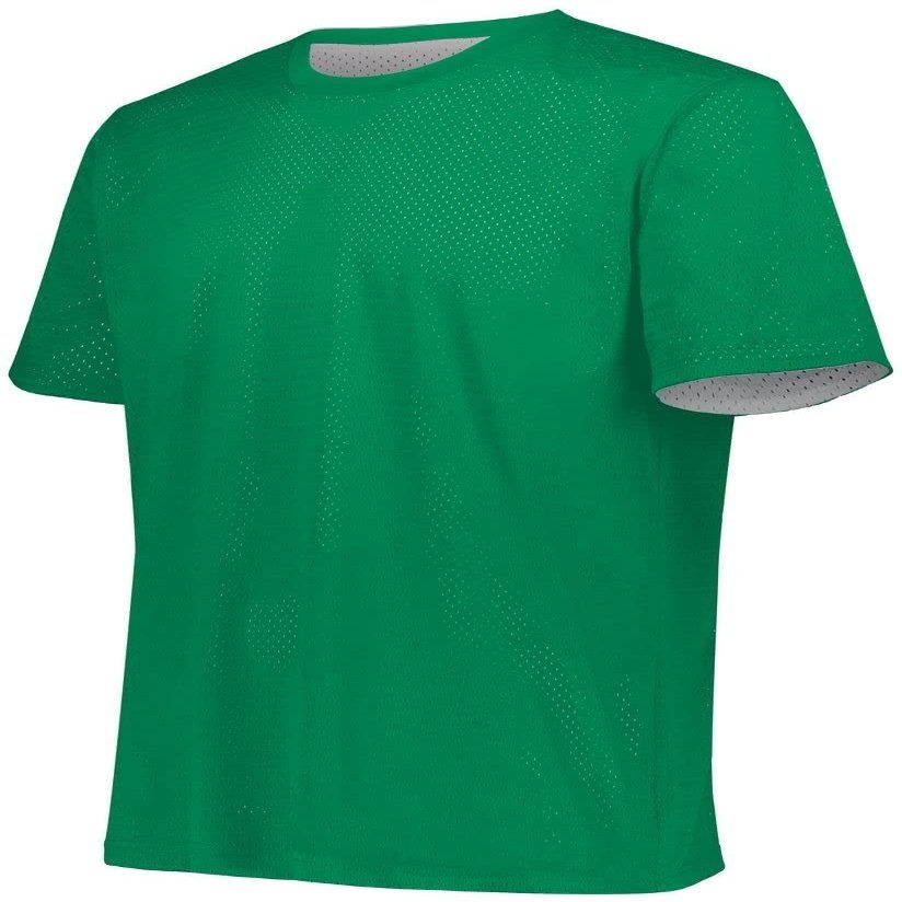 Augusta Sportswear Short Sleeve Mesh Reversible Jersey L Kelly/White