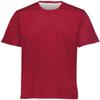 Augusta Sportswear Short Sleeve Mesh Reversible Jersey L Scarlet/White view 4