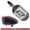 Action Village Contender Paintball Upgrade Package Kit (Tank Size: 68/4500, Loader Color: Black/Red) view 1