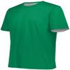 Augusta Sportswear Youth Short Sleeve Mesh Reversible Jersey Xl Kelly/White view 1