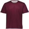 Augusta Sportswear Youth Short Sleeve Mesh Reversible Jersey Xxs Maroon/White view 4