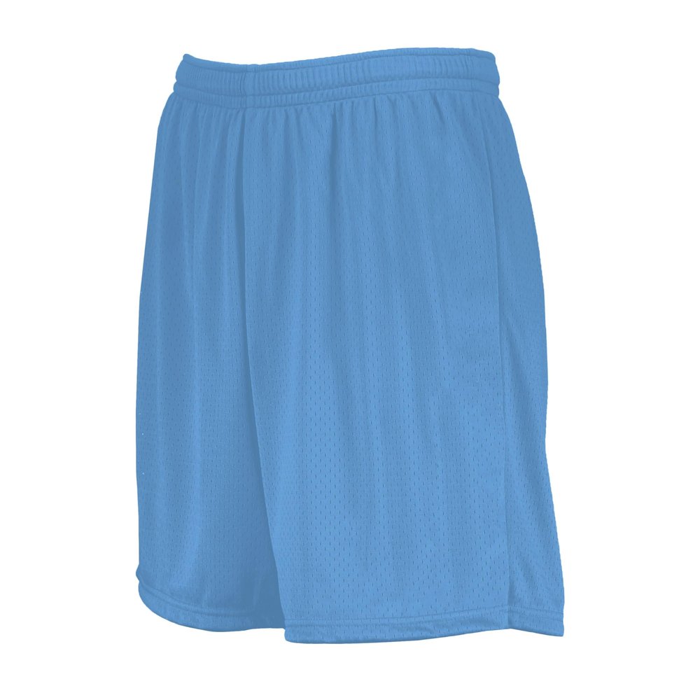 Augusta Sportswear Youth Modified Mesh Shorts, Columbia Blue, XXS