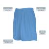 Augusta Sportswear Youth Modified Mesh Shorts, Columbia Blue, XXS view 4