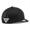 Columbia PFG Flag Mesh Ball Cap-High Crown, Black/Black/Texas Fish, Large/X-Large view 2