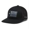 Columbia PFG Flag Mesh Ball Cap-High Crown, Black/Black/Texas Fish, Large/X-Large view 3