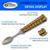 9 Gold Finished Butterfly-Open Style Travel/Camping Spoon view 2