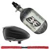 Action Village Contender Paintball Upgrade Package Kit (Tank Size: 68/4500, Loader Color: Black/Black)