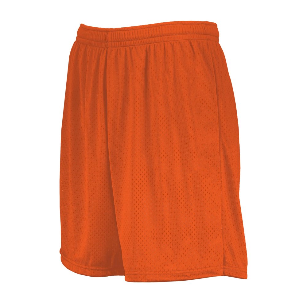 Augusta Sportswear Youth Modified Mesh Shorts, Orange, L
