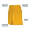 Augusta Sportswear 7-Inch Modified Mesh Shorts, Gold, 2XL view 4