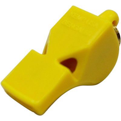 Kemp USA Bengal 60 Whistles for Adults Pea-Less Design Whistle for Coaches - Loud, Clear Sound Above Ambient Noise, Lifeguard Whistle - Self-Clearing Chambers, Water-Resilient - Yellow