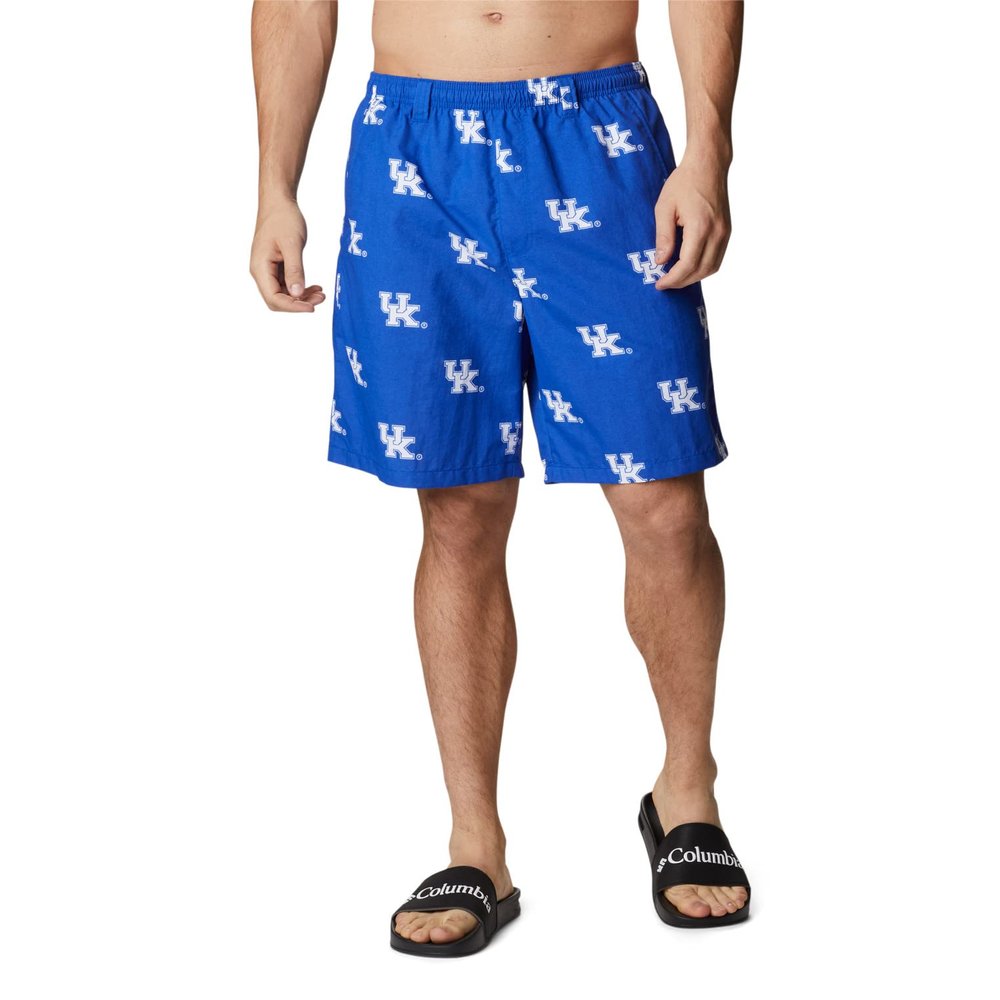 Columbia Men's Backcast II Printed Short, UK - Azul, Medium