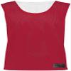 Augusta Sportswear Mesh Reversible Pinnie 2Xl Scarlet/White view 3