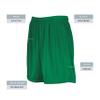Augusta Sportswear Youth Modified Mesh Shorts, Dark Green, S view 4