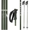 Zipline Blurr 16.0 Graphite Composite Downhill Ski Poles - Lightweight, Freeride All-Mountain, Vibration Dampening (Army Green, 38" in./96 cm) view 1