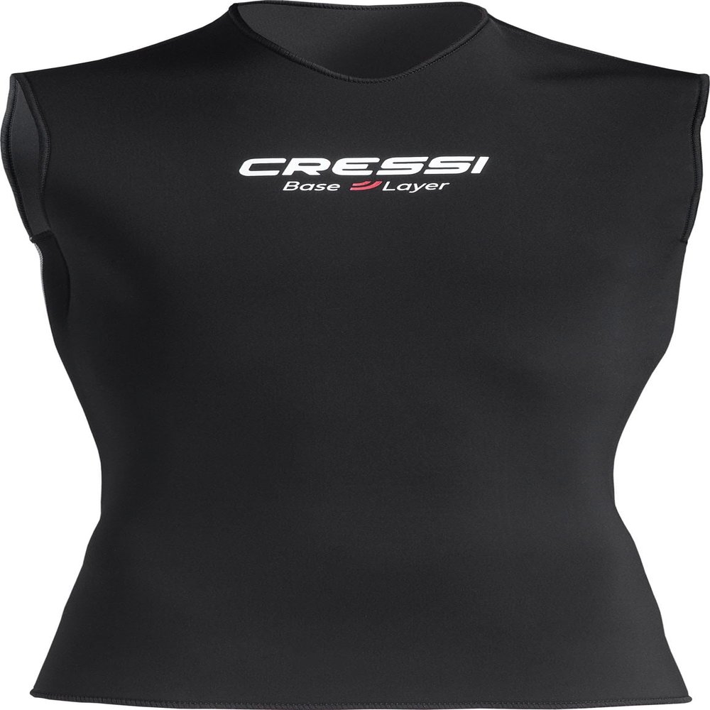 Cressi Core Vest 2.5 mm Lady Thermal Oversuits, Black, XS