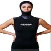 Cressi Base Layer Hooded Vest 2.5/5mm Thermal Undersuits, Black, 2.5/5 mm, XL view 1
