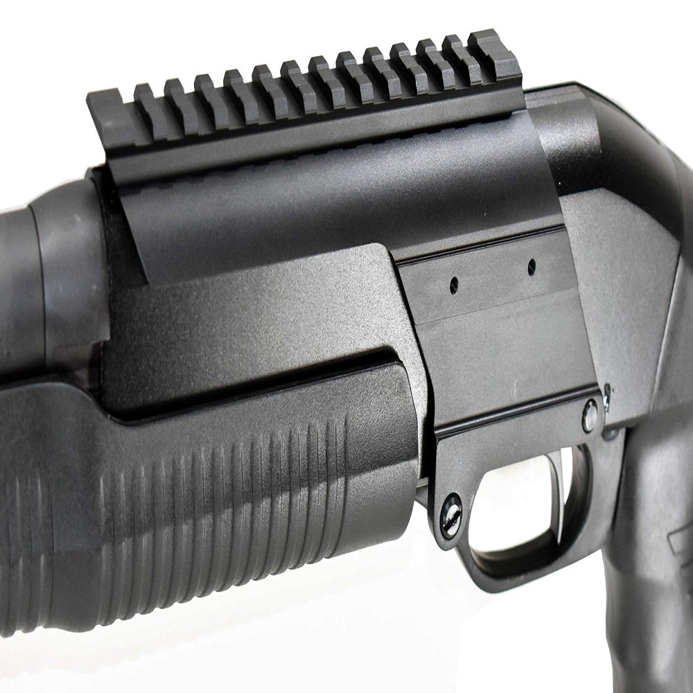 Trinity Optics Mount Adapter Aluminum Black Compatible with Stevens 320 12 Gauge.