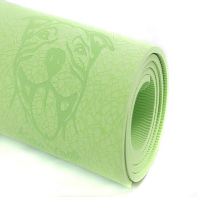 Koa Yoga Mat-Essential Green, Prewrapped for Christmas, Eco-friendly, High Density Padding, Textured Mat with a Donation to Charity with Purchase
