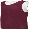 Augusta Sportswear Mesh Reversible Pinnie 3XL Maroon/White view 1