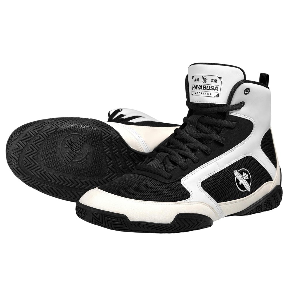 Hayabusa Pro Boxing Shoes for Men & Women - White, 10
